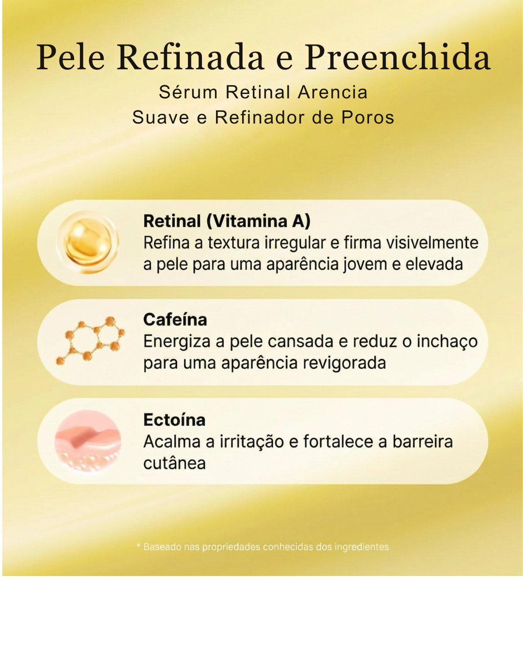 Kit Arencia Vitamin C e Retinal Booster Shot Duo ✨ Tratamento de Manchas e Sinais de Envelhecimento - Rotina Dia e Noite