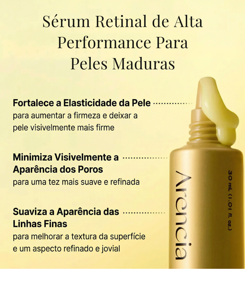 Kit Arencia Vitamin C e Retinal Booster Shot Duo ✨ Tratamento de Manchas e Sinais de Envelhecimento - Rotina Dia e Noite