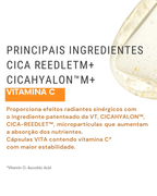 VT Vita-Light Reedle Shot 300 - Sérum Clareador com Vitamina C 99% + CICA REEDLE, Booster Coreano Hidratante e Iluminador