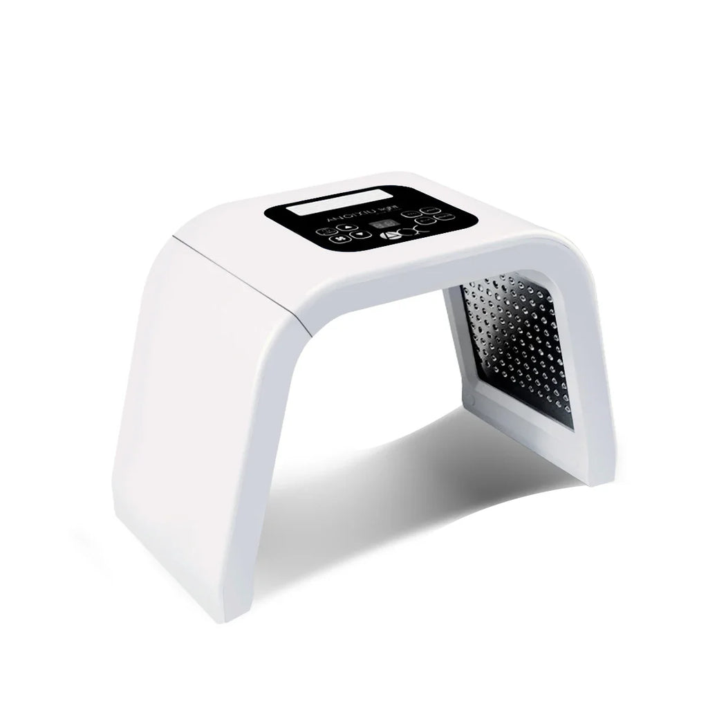 Dispositivo para Face, Pescoço, Mãos e Colo com Luz Led de 7 cores, Colágeno, Anti Sinais e Anti Acne