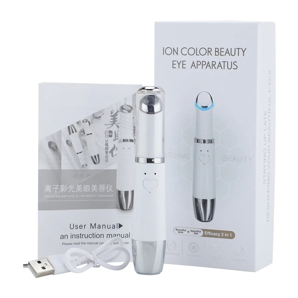 Massageador de Olhos com Vibração IPL - Clareador e Firmador