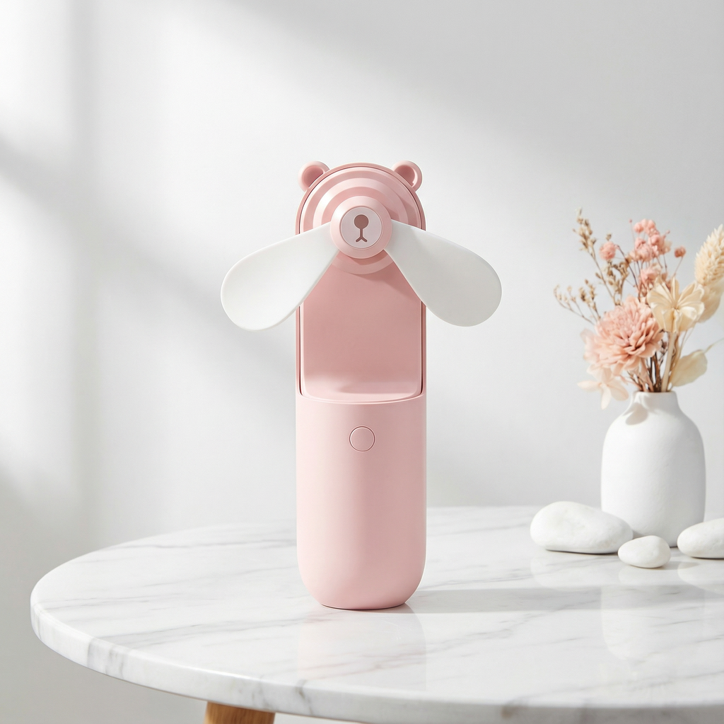 Ventilador de Bolso com Carregador USB Portátil Kantu - Refrescância em Qualquer Lugar - Koreya